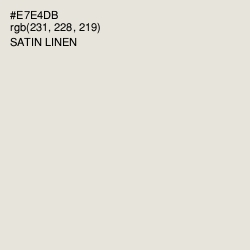 #E7E4DB - Satin Linen Color Image